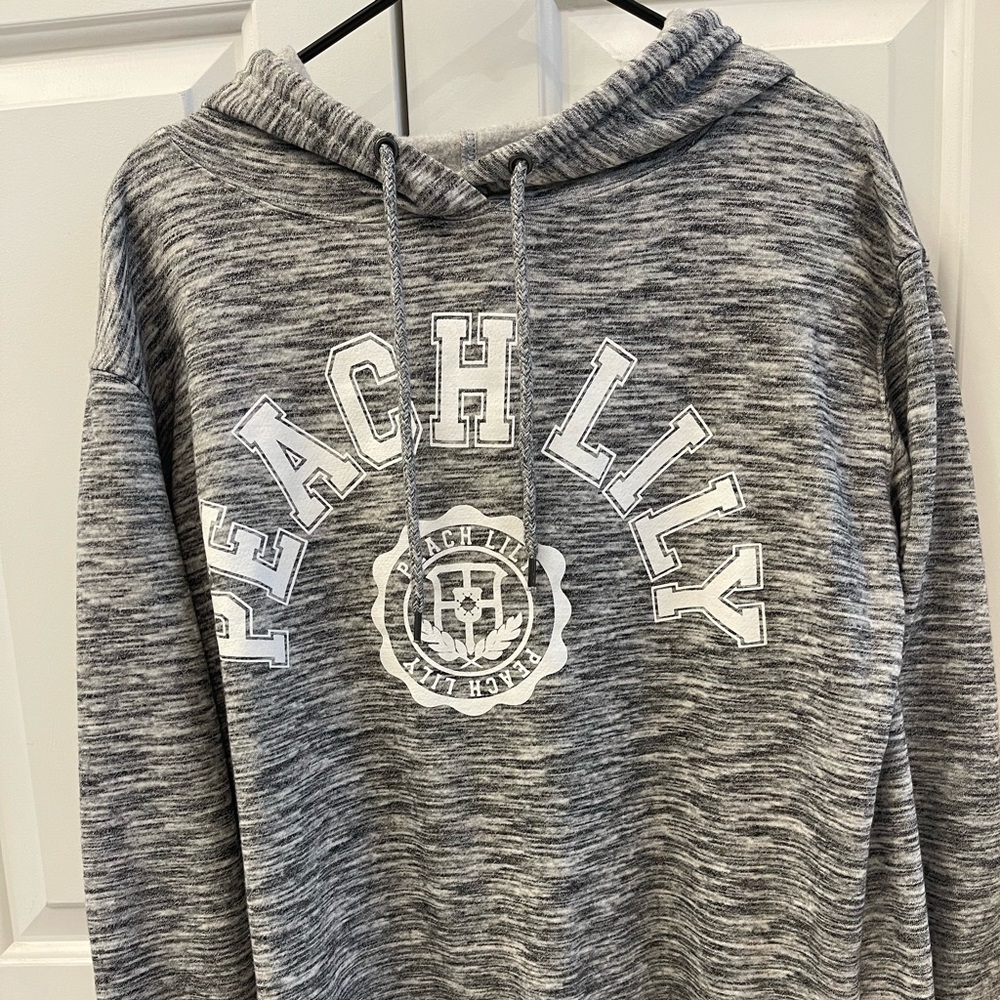 Grey wash T.I.M.I.N.G. Sweatshirt from Zulily